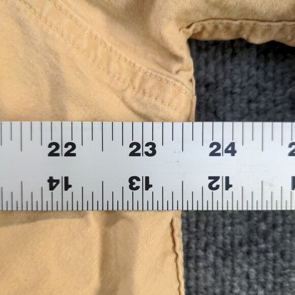 Carhartt Rugged Outdoor Wear Men's Button-Down Shirt Tan Large Vintage - Picture 13 of 13